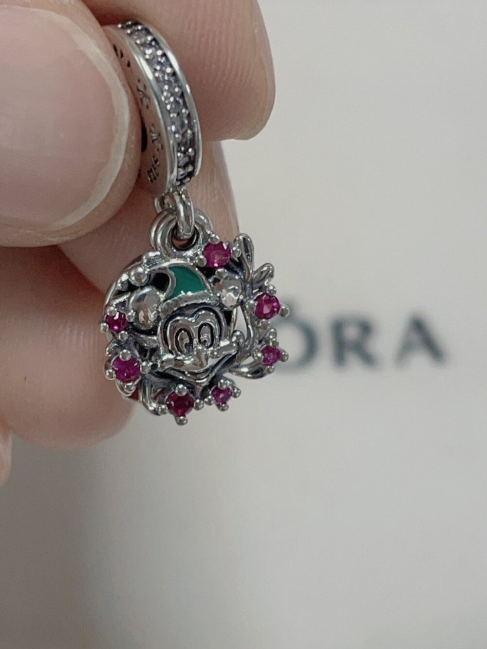 Disney X PANDORA Mickey Snow Globe Dangle Pendant